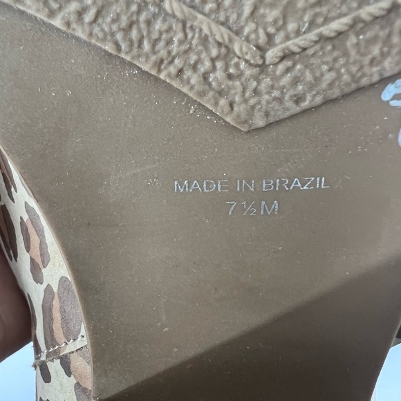 MATISSE Premier Leather Leopard Print Western Style Bootie with side zip - Picture 6 of 8